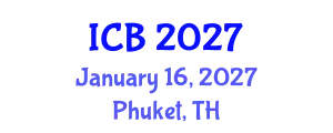 International Conference on Bioethics (ICB) January 16, 2027 - Phuket, Thailand