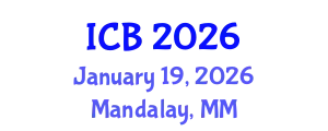 International Conference on Bioethics (ICB) January 19, 2026 - Mandalay, Myanmar