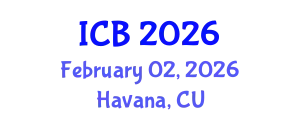 International Conference on Bioethics (ICB) February 02, 2026 - Havana, Cuba