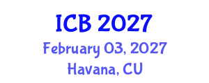 International Conference on Bioethics (ICB) February 03, 2027 - Havana, Cuba