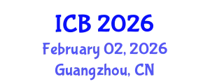 International Conference on Bioethics (ICB) February 02, 2026 - Guangzhou, China