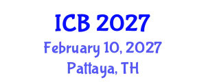 International Conference on Bioethics (ICB) February 10, 2027 - Pattaya, Thailand