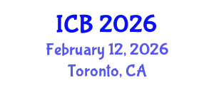 International Conference on Bioethics (ICB) February 12, 2026 - Toronto, Canada