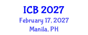 International Conference on Bioethics (ICB) February 17, 2027 - Manila, Philippines