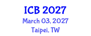 International Conference on Bioethics (ICB) March 03, 2027 - Taipei, Taiwan