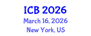 International Conference on Bioethics (ICB) March 16, 2026 - New York, United States