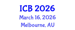 International Conference on Bioethics (ICB) March 16, 2026 - Melbourne, Australia