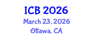 International Conference on Bioethics (ICB) March 23, 2026 - Ottawa, Canada
