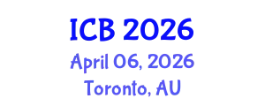 International Conference on Bioethics (ICB) April 06, 2026 - Toronto, Australia