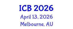 International Conference on Bioethics (ICB) April 13, 2026 - Melbourne, Australia