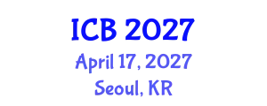 International Conference on Bioethics (ICB) April 17, 2027 - Seoul, Republic of Korea