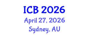 International Conference on Bioethics (ICB) April 27, 2026 - Sydney, Australia