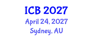 International Conference on Bioethics (ICB) April 24, 2027 - Sydney, Australia
