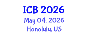 International Conference on Bioethics (ICB) May 04, 2026 - Honolulu, United States