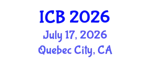 International Conference on Bioethics (ICB) July 17, 2026 - Quebec City, Canada