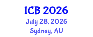 International Conference on Bioethics (ICB) July 28, 2026 - Sydney, Australia