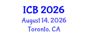 International Conference on Bioethics (ICB) August 14, 2026 - Toronto, Canada