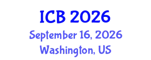 International Conference on Bioethics (ICB) September 16, 2026 - Washington, United States