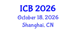 International Conference on Bioethics (ICB) October 18, 2026 - Shanghai, China