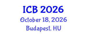 International Conference on Bioethics (ICB) October 18, 2026 - Budapest, Hungary