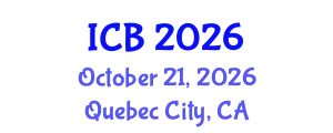 International Conference on Bioethics (ICB) October 21, 2026 - Quebec City, Canada