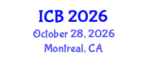 International Conference on Bioethics (ICB) October 28, 2026 - Montreal, Canada