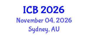 International Conference on Bioethics (ICB) November 04, 2026 - Sydney, Australia