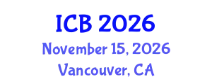 International Conference on Bioethics (ICB) November 15, 2026 - Vancouver, Canada