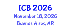 International Conference on Bioethics (ICB) November 18, 2026 - Buenos Aires, Argentina
