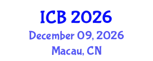 International Conference on Bioethics (ICB) December 09, 2026 - Macau, China