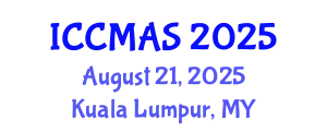International Conference on Composites, Materials, and Structures (ICCMAS) August 21, 2025 - Kuala Lumpur, Malaysia