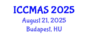 International Conference on Composites, Materials, and Structures (ICCMAS) August 21, 2025 - Budapest, Hungary