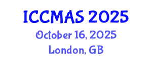 International Conference on Composites, Materials, and Structures (ICCMAS) October 16, 2025 - London, United Kingdom