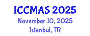 International Conference on Composites, Materials, and Structures (ICCMAS) November 10, 2025 - Istanbul, Turkey