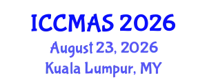 International Conference on Composites, Materials, and Structures (ICCMAS) August 23, 2026 - Kuala Lumpur, Malaysia