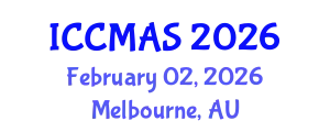 International Conference on Composites, Materials, and Structures (ICCMAS) February 02, 2026 - Melbourne, Australia
