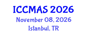 International Conference on Composites, Materials, and Structures (ICCMAS) November 08, 2026 - Istanbul, Turkey