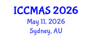 International Conference on Composites, Materials, and Structures (ICCMAS) May 11, 2026 - Sydney, Australia