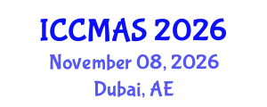 International Conference on Composites, Materials, and Structures (ICCMAS) November 08, 2026 - Dubai, United Arab Emirates
