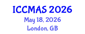 International Conference on Composites, Materials, and Structures (ICCMAS) May 18, 2026 - London, United Kingdom