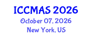 International Conference on Composites, Materials, and Structures (ICCMAS) October 07, 2026 - New York, United States