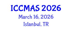 International Conference on Composites, Materials, and Structures (ICCMAS) March 16, 2026 - Istanbul, Turkey