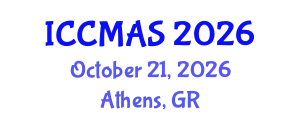 International Conference on Composites, Materials, and Structures (ICCMAS) October 21, 2026 - Athens, Greece