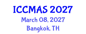 International Conference on Composites, Materials, and Structures (ICCMAS) March 08, 2027 - Bangkok, Thailand