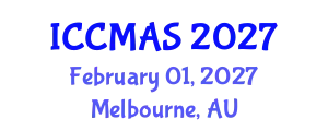 International Conference on Composites, Materials, and Structures (ICCMAS) February 01, 2027 - Melbourne, Australia