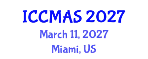 International Conference on Composites, Materials, and Structures (ICCMAS) March 11, 2027 - Miami, United States