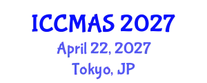International Conference on Composites, Materials, and Structures (ICCMAS) April 22, 2027 - Tokyo, Japan