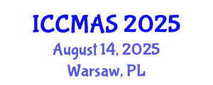 International Conference on Composites, Materials, and Structures (ICCMAS) August 14, 2025 - Warsaw, Poland