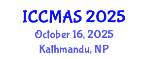 International Conference on Composites, Materials, and Structures (ICCMAS) October 16, 2025 - Kathmandu, Nepal
