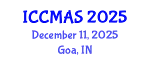 International Conference on Composites, Materials, and Structures (ICCMAS) December 11, 2025 - Goa, India